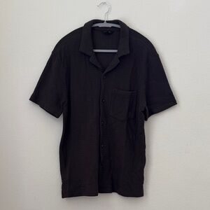 Banana Republic Men's Dark Brown Button Down Shirt